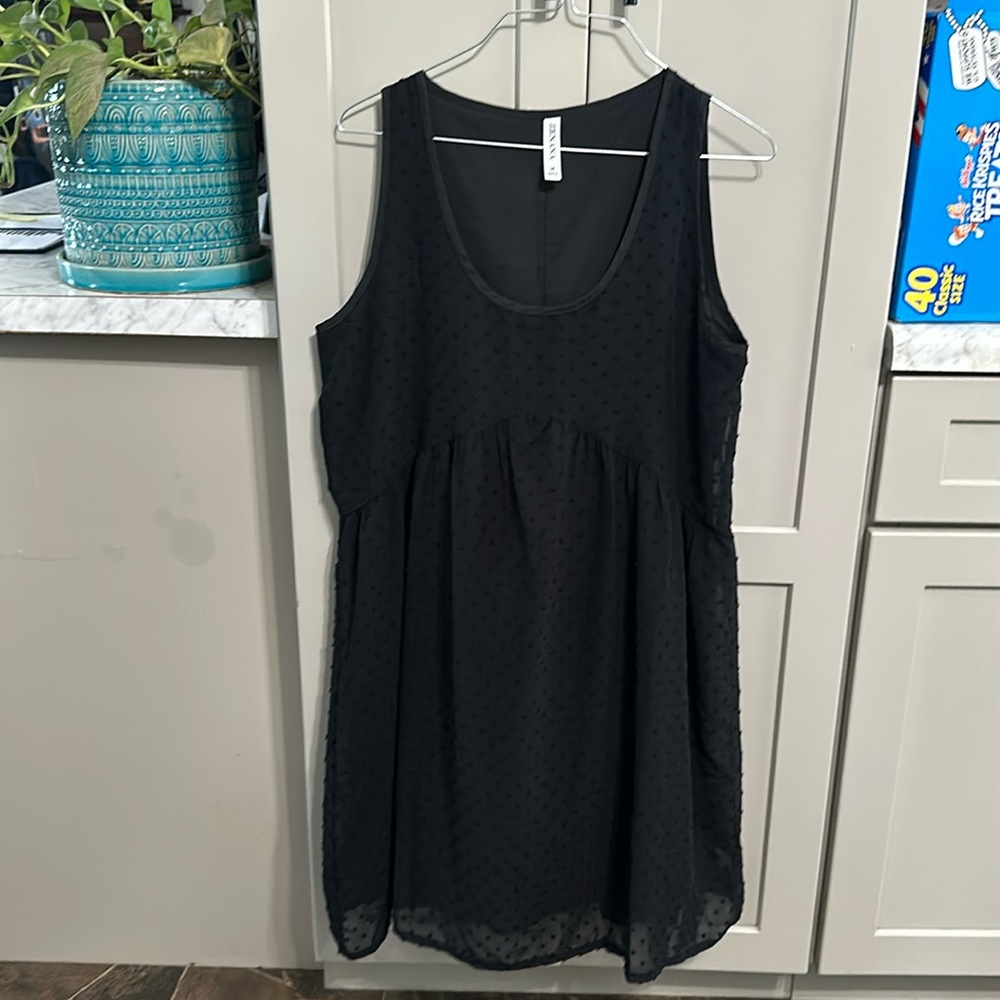 Zenana black patterned dress